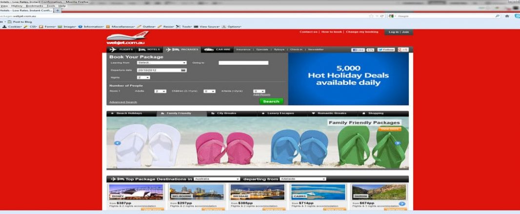 Webjet takes a swipe at Expedia