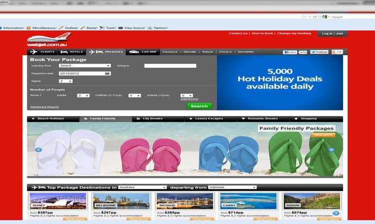 Webjet takes a swipe at Expedia