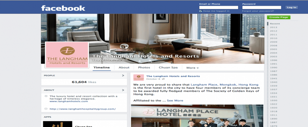 Langham goes on Facebook to search for top travel tips