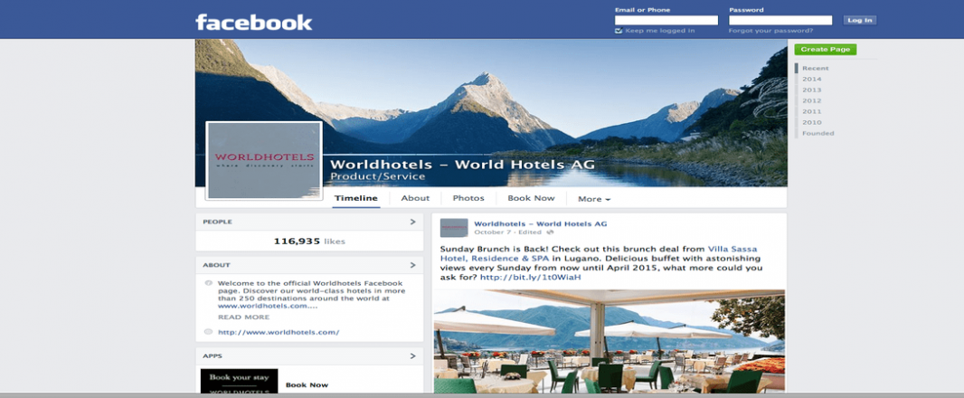 Worldhotels launches global Facebook contest