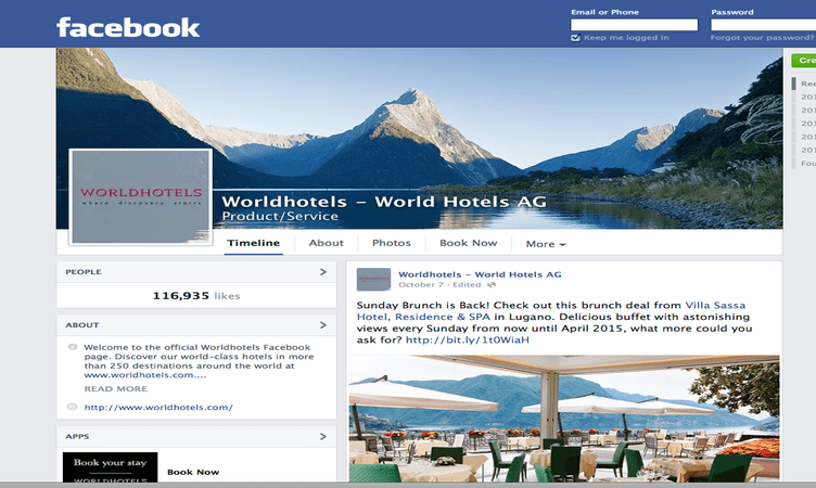 Worldhotels launches global Facebook contest