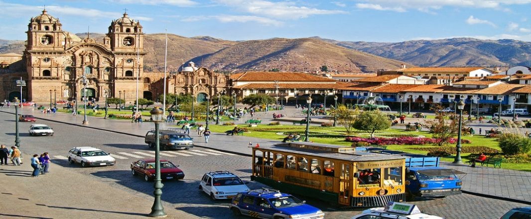 Feeling high in Cuzco!