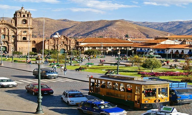 Feeling high in Cuzco!