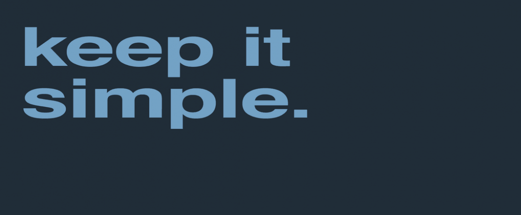 No fifty shades of grey here, simple sells