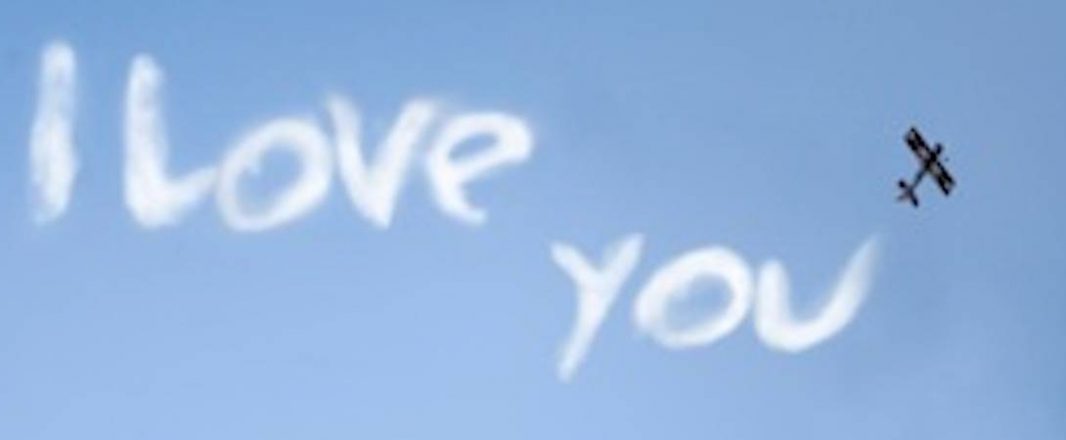 Love is in the air or else it only happens on other flights