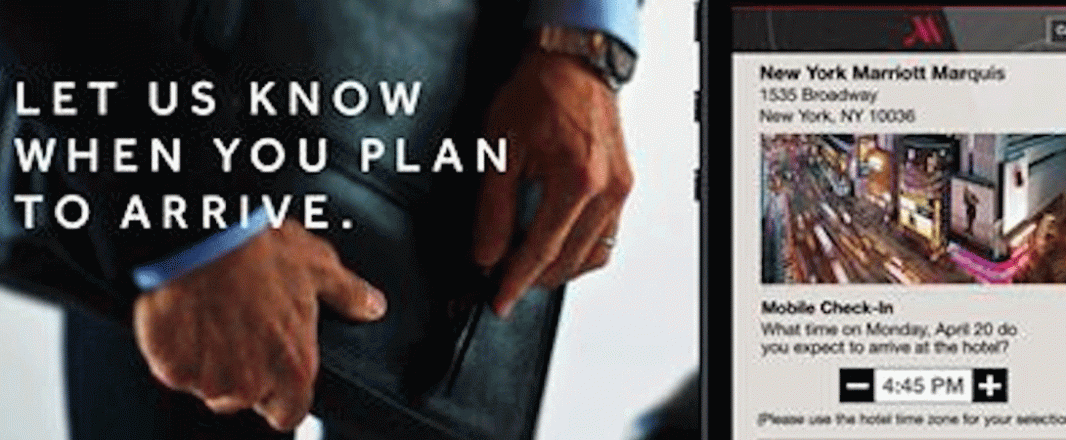 Mobile check-in at Marriott goes global