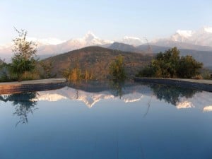 The view from Tiger Mountain Pokhara Lodge taken late last year