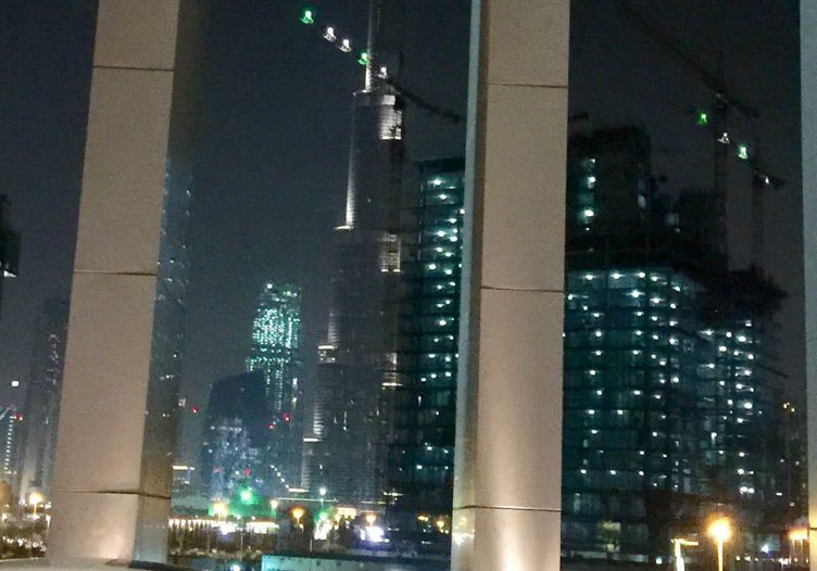 Letter from Dubai: Lights, sand, fog, the work goes on
