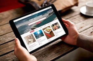 Postcard & Tag app on a mobile device.