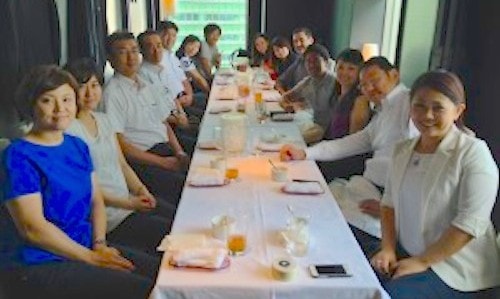 It takes teamwork to make an event successful – WIT Japan's team and Hotel Nikko at one of their regular meetings between WIT Japans team and his.