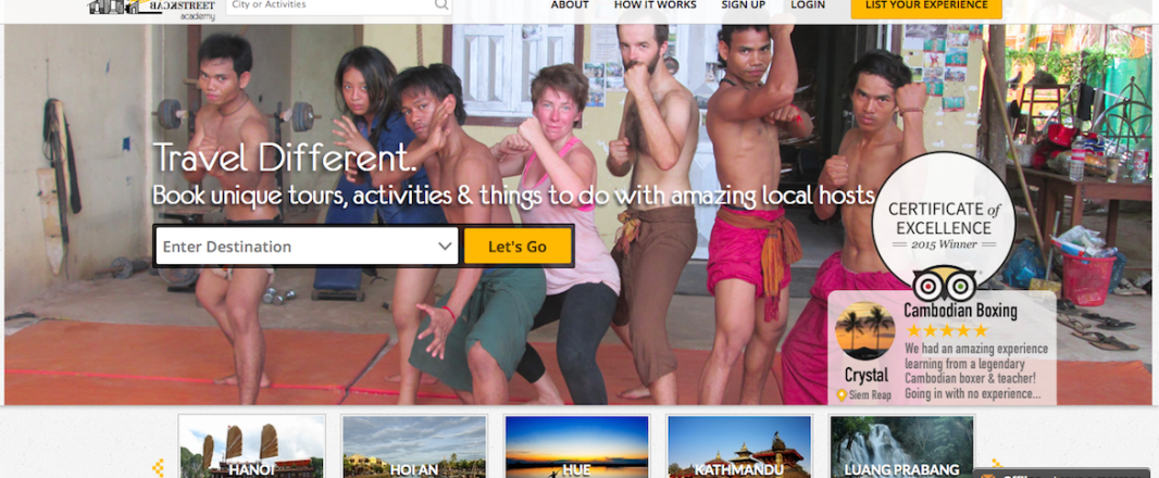 WIT Start-Up: Backstreet Academy – commissioning locals to craft unique travel experiences