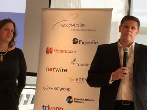 Neal (right) and Schepper, leading the charge at Expedia Asia