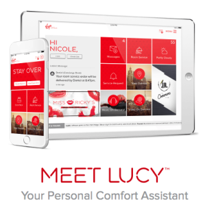 Lucy who greets you by name, hooray.