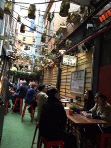 Chuckle - turning a garbage alley into a hipster bar