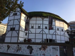 The reconstructed Globe Theatre