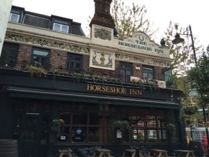 Fancy a pint at the Horseshoe Inn or a coffee at eh, this cafe?