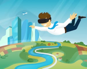 In-house virtual reality experience with Flight Centre Singapore. (Image credit: Lightcome/iStock)