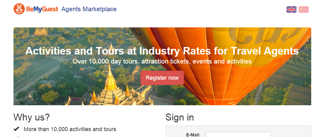 Deals for agents on BeMyGuest’s B2B marketplace