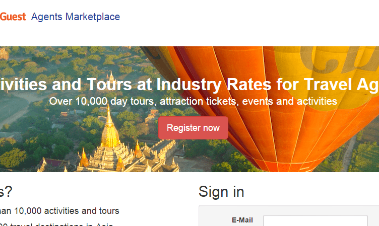 Deals for agents on BeMyGuest’s B2B marketplace