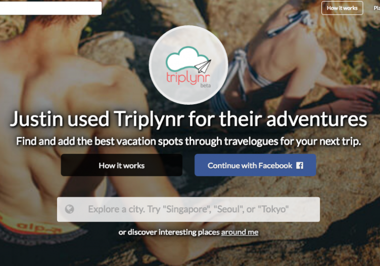 Triplynr uses images to make planning simpler, social and more inspiring