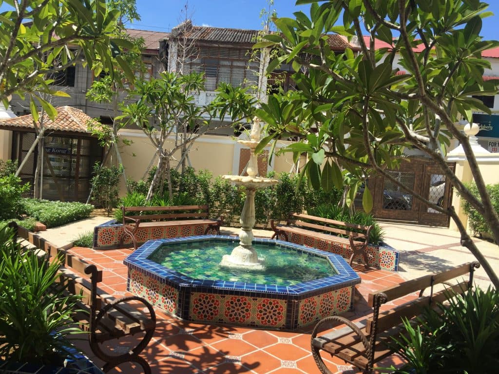 The courtyard: “When everyone is buying in the zone, you want to buy out of it.”
