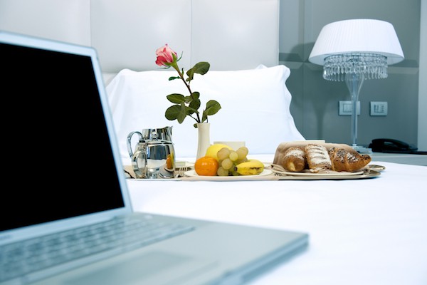 Hotel services, such as room service, are important for corporate travellers. (Image credit: Stefano-Lunardi/iStock)
