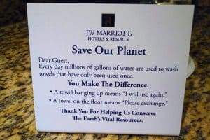Towel and Linen Reuse Program | WIT