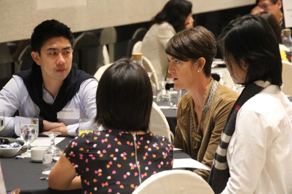 Louise Daley hosting one of the Tern Tables coaching circles