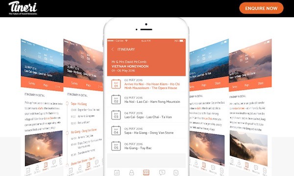 Tineri, B2B mobile communication, marketing and itinerary platform