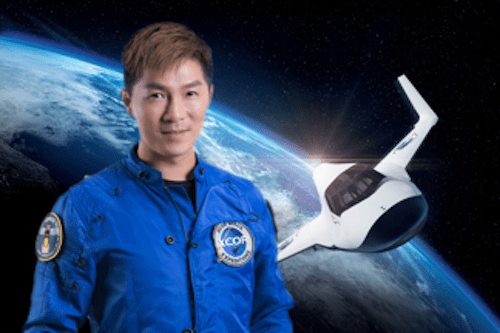 Alex Tang launches the conversation to the next frontier - space.