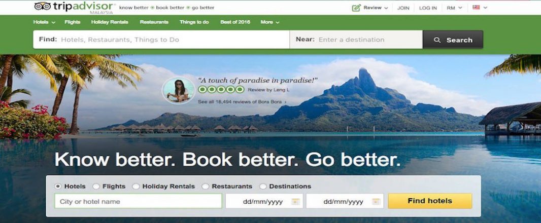 The Wrap: TripAdvisor redesigns homepage, easier for travellers to book trips