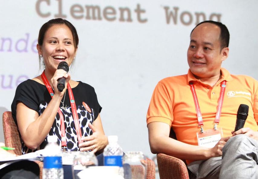 Blanca Menchaca and Clement Wong, co-founders who complement and trust each other