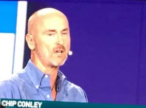 Chip Conley speaking at Phocuswright last week