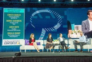 The in-destination panel featuring Open Table, Ticketmaster and Viator