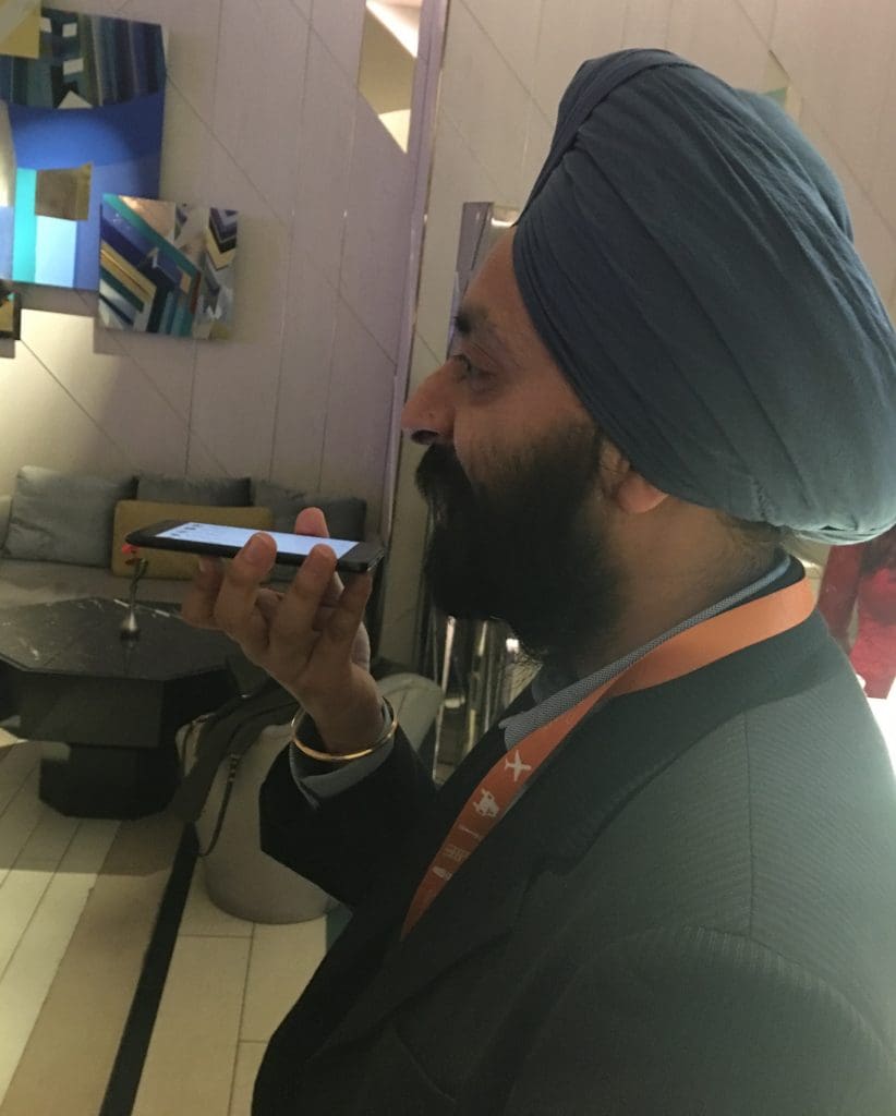 Bhutani: "We will use voice when it's natural and because it's faster.”
