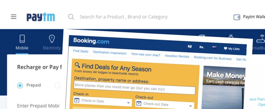 India’s Paytm beds Booking.com