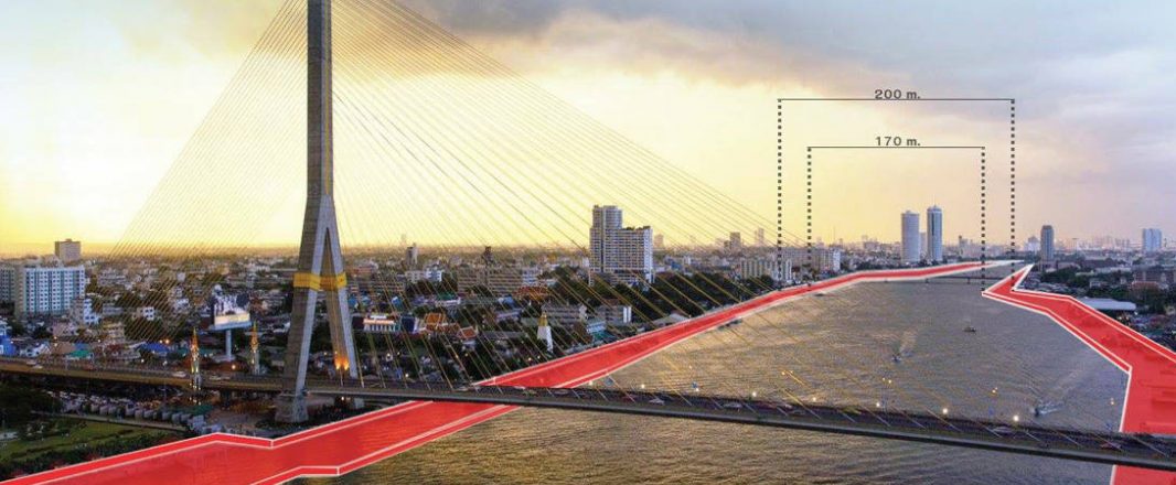 Tide of opposition swells up against government’s plans for highway bridge along famed Chao Phraya