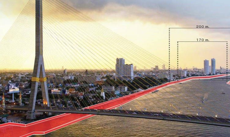 Tide of opposition swells up against government’s plans for highway bridge along famed Chao Phraya