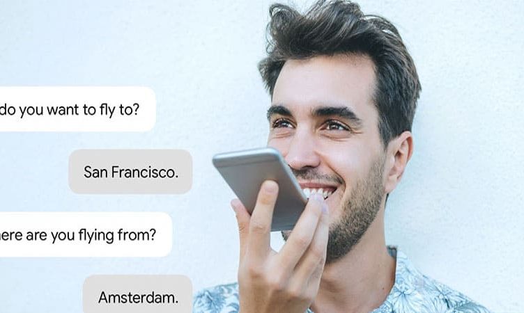 Now you can find KLM flights with voice commands