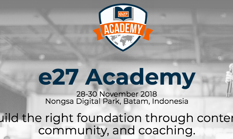 e27 Academy Scholarship is open for entries, deadline November 23