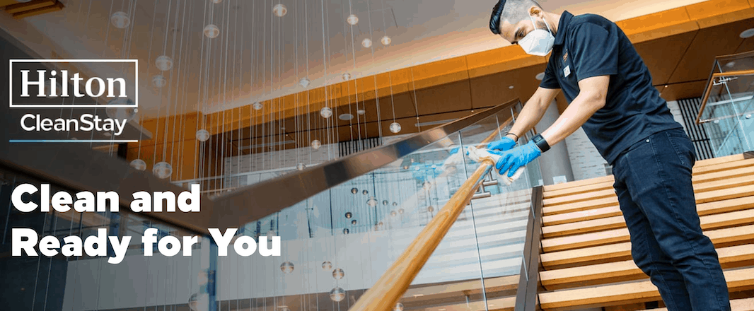 Cleanliness and hygiene take centerstage in Hilton marketing