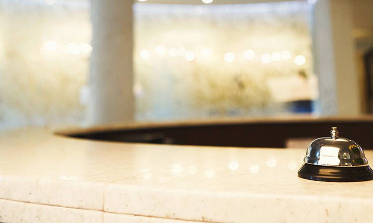 No, guests do not require human-provided services in hospitality