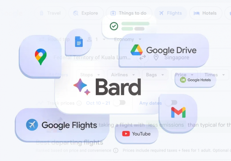 Google’s enhanced Bard AI Chatbot integrates with Google apps, expanding possibilities for travel and more